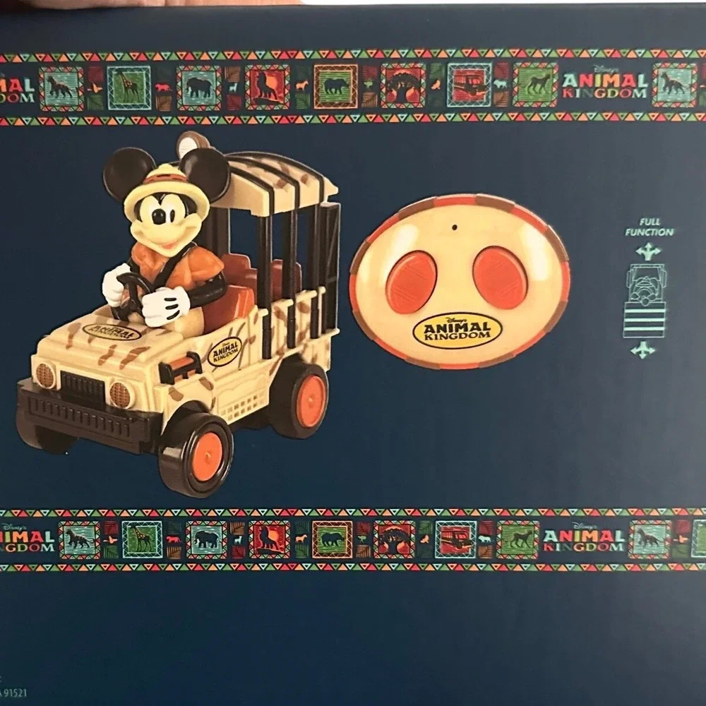Disney Safari Truck Kids OS Tan New Animal Kingdom Mickey Mouse RC Toy